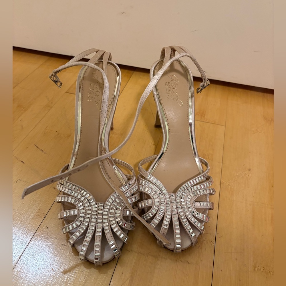 Badgley Mischka gorgeous jewel heels